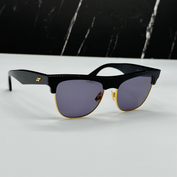 Bottega Veneta Accessories - NEW BV1003S 001 BOTTEGA VENETA BLACK GREY CAT EYE UNISEX SUNGLASSES